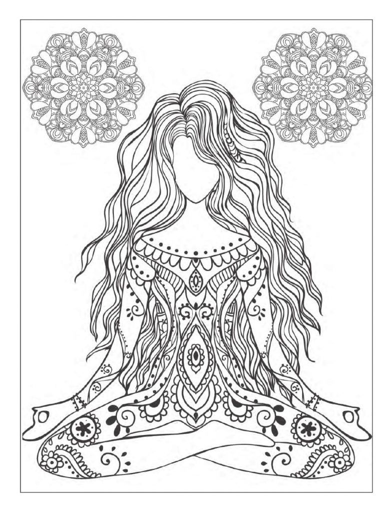 Mindfulness Coloring Pages | Mandala coloring pages, Mandala ...