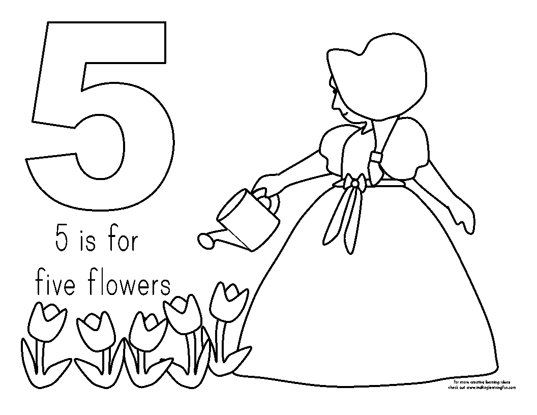 Mary Mary Quite Contrary Coloring Page
