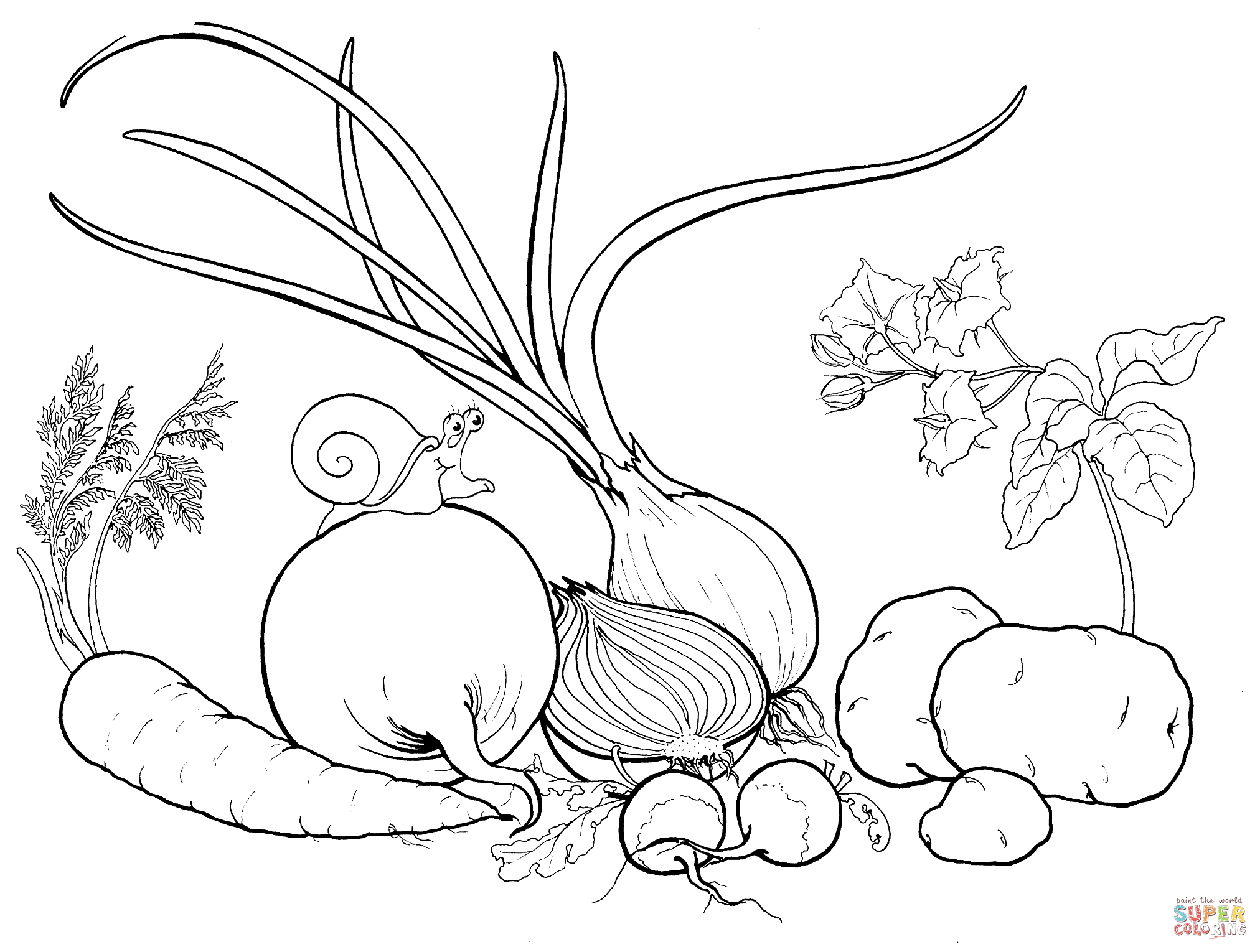 Carrots coloring pages | Free Coloring Pages