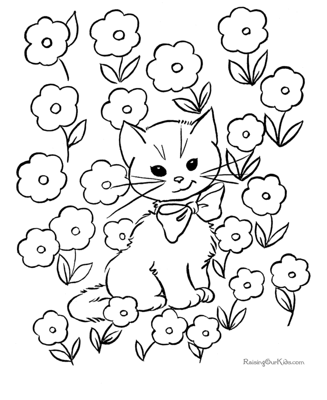 Coloring Flowers - Coloring Pages for Kids and for Adults