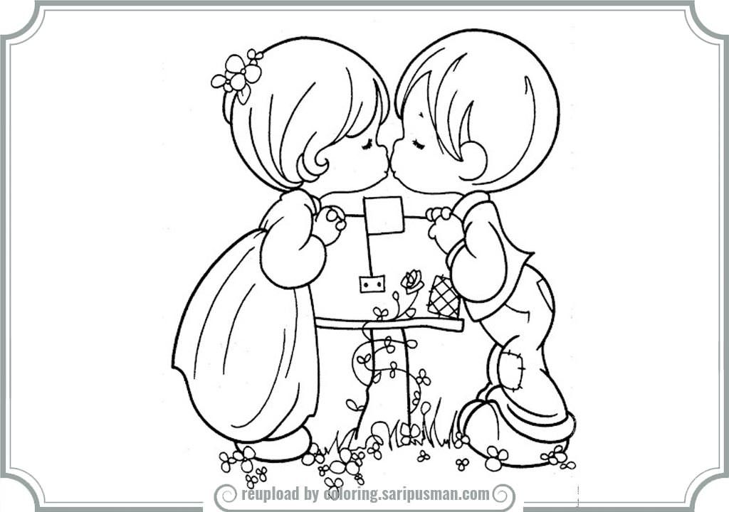 Coloring Pages Little Boy And Girl | Printable Coloring Pages