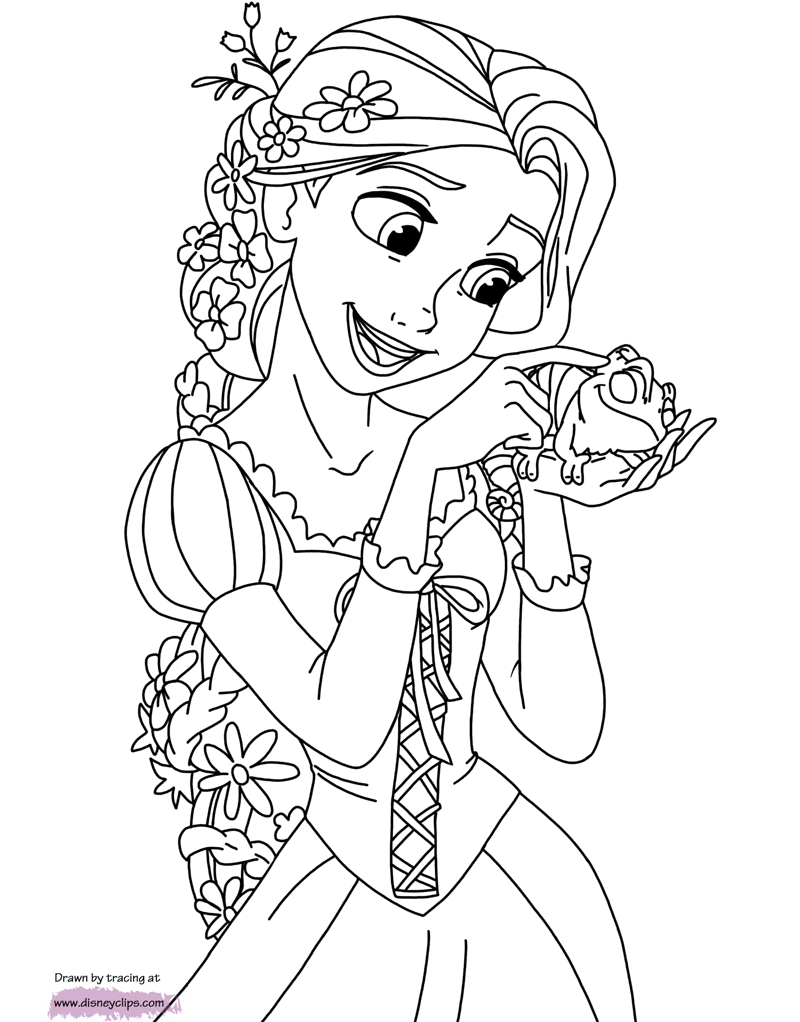 Tangled Coloring Pages | Disneyclips.comdisneyclips.com