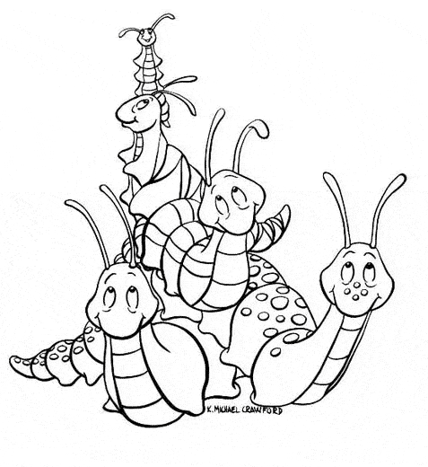 Slug coloring page - Animals Town - Free Slug color sheet