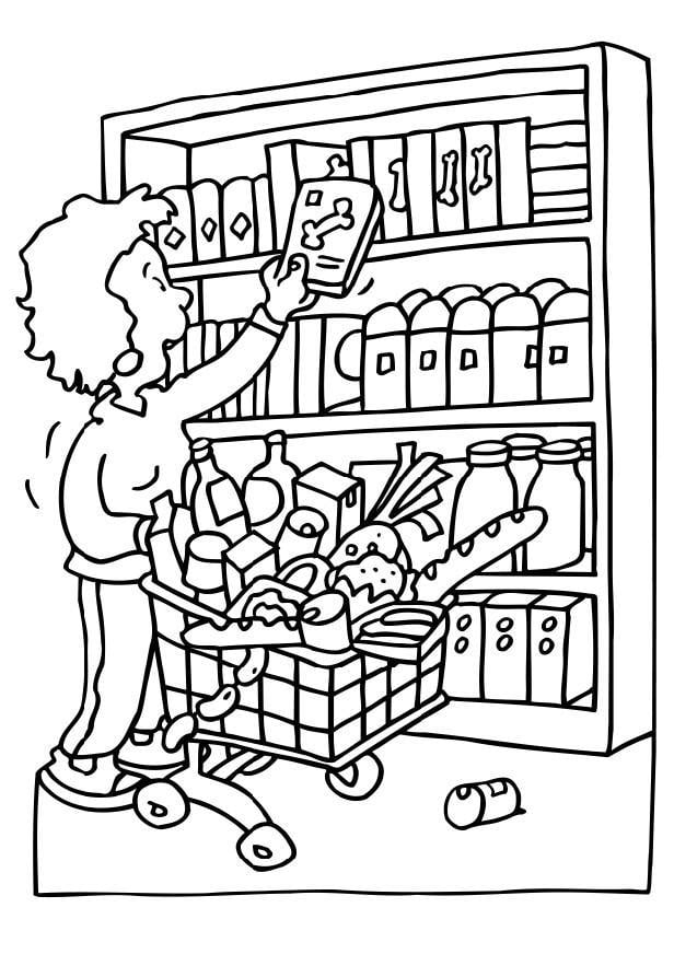 Coloring Page shopping - free printable coloring pages - Img 6571