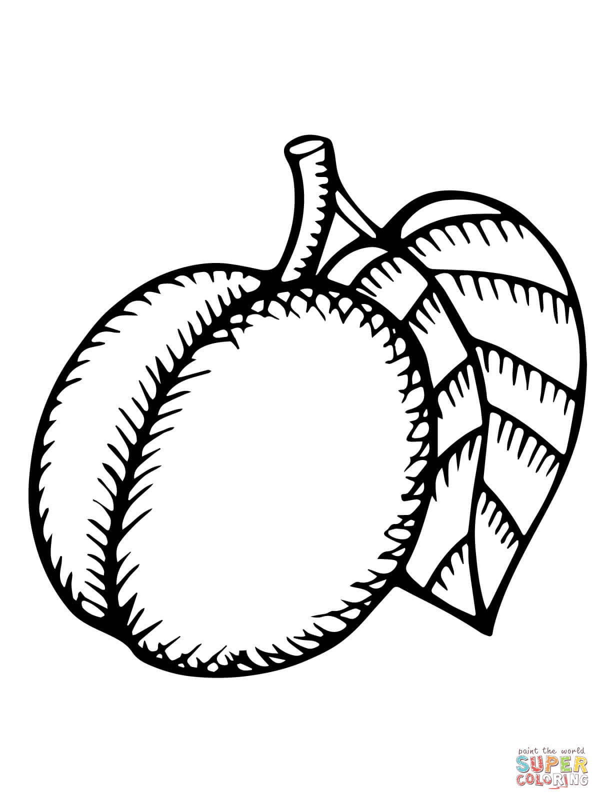 Nectarine coloring page | Free Printable Coloring Pages