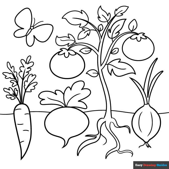 Free Printable Garden Coloring Pages ...