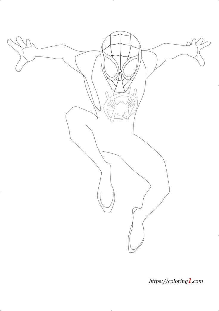 Spider-Verse Coloring Pages ...
