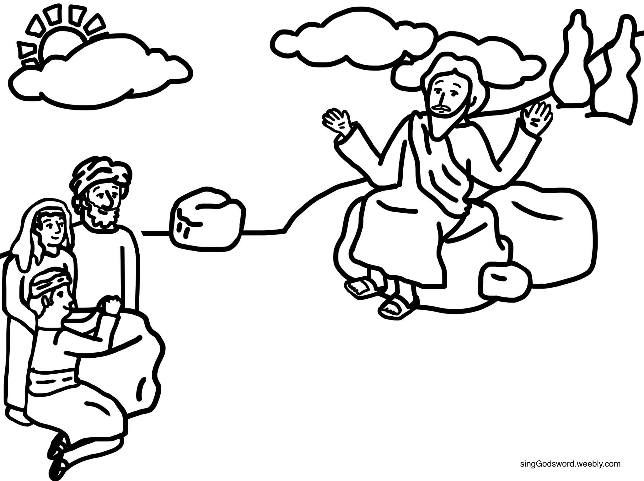 Coloring Sheets - Sing God's Word