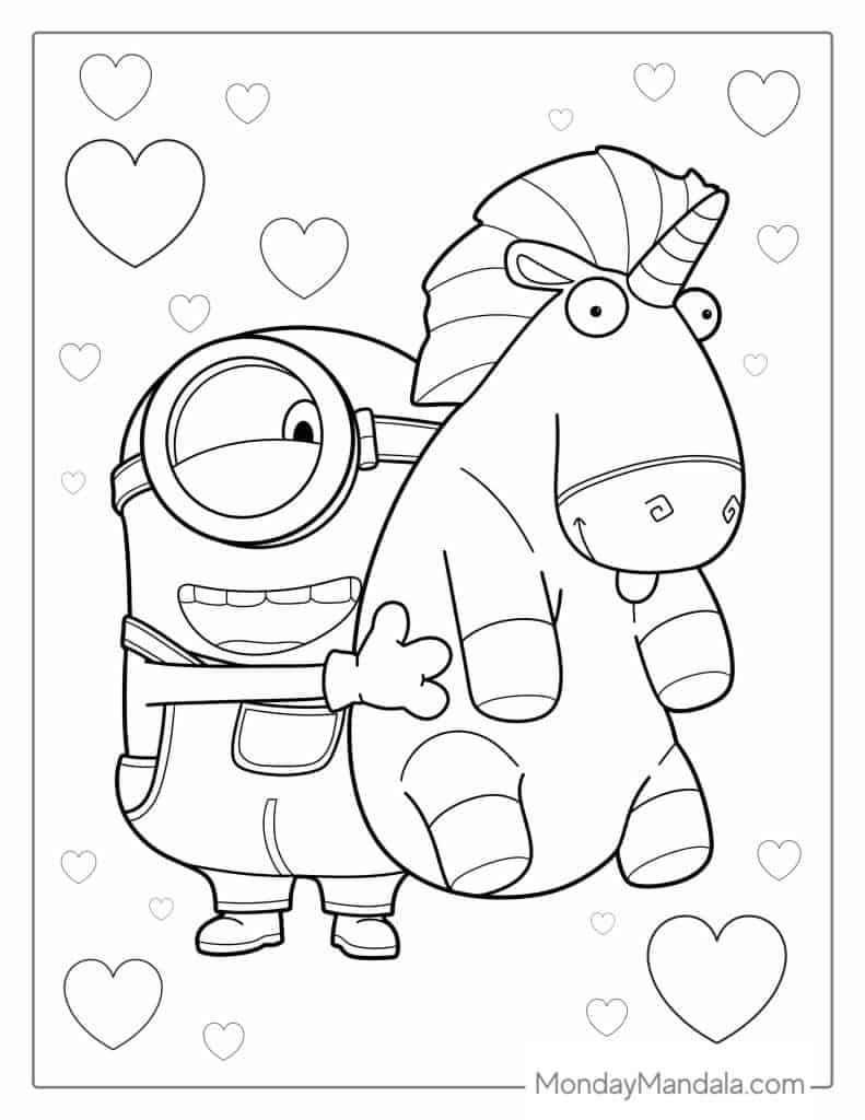 32 Minion Coloring Pages (Free PDF ...