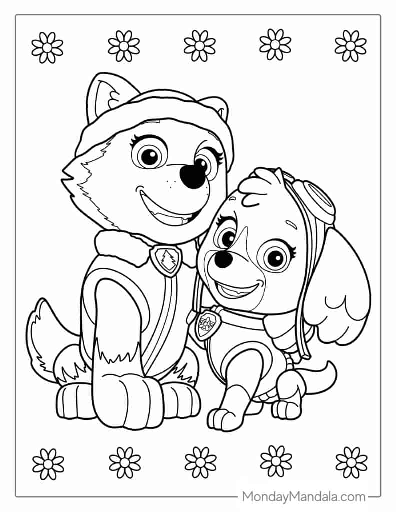 58 Paw Patrol Coloring Pages (Free PDF Printables)