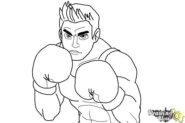 How to Draw Little Mac from Super Smash Bros - DrawingNow