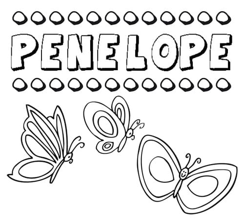 Print Penelope Coloring Page - Free Printable Coloring Pages for Kids