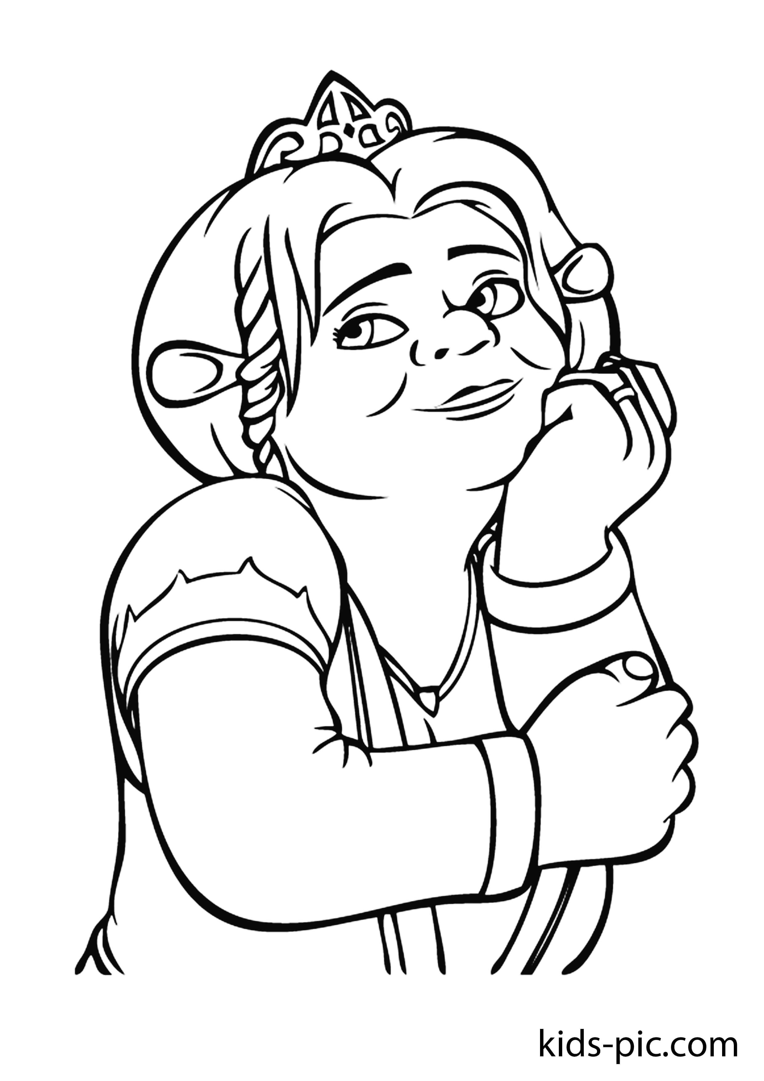 Shrek Coloring Pages Free Printable | Kids-Pic.com