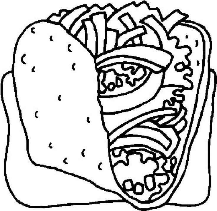 Coloring pages - food | Food coloring pages, Coloring books, Coloring pages