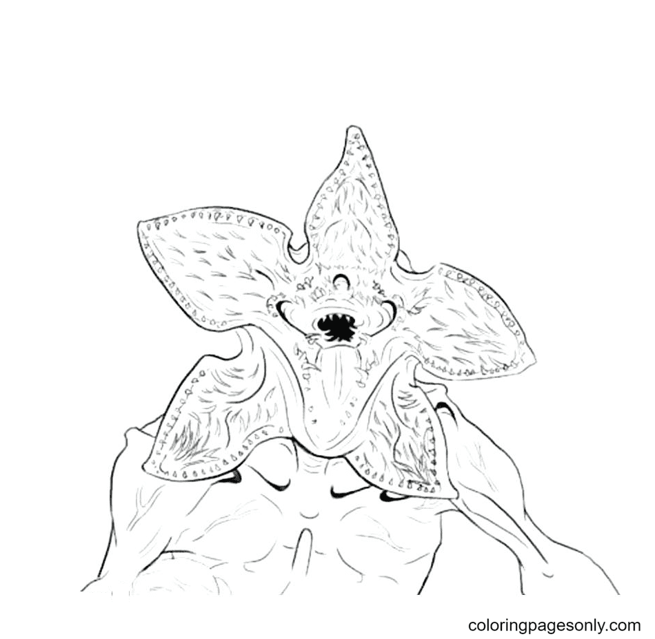 The Demogorgon Coloring Pages - Stranger Things Coloring Pages - Coloring  Pages For Kids And Adults