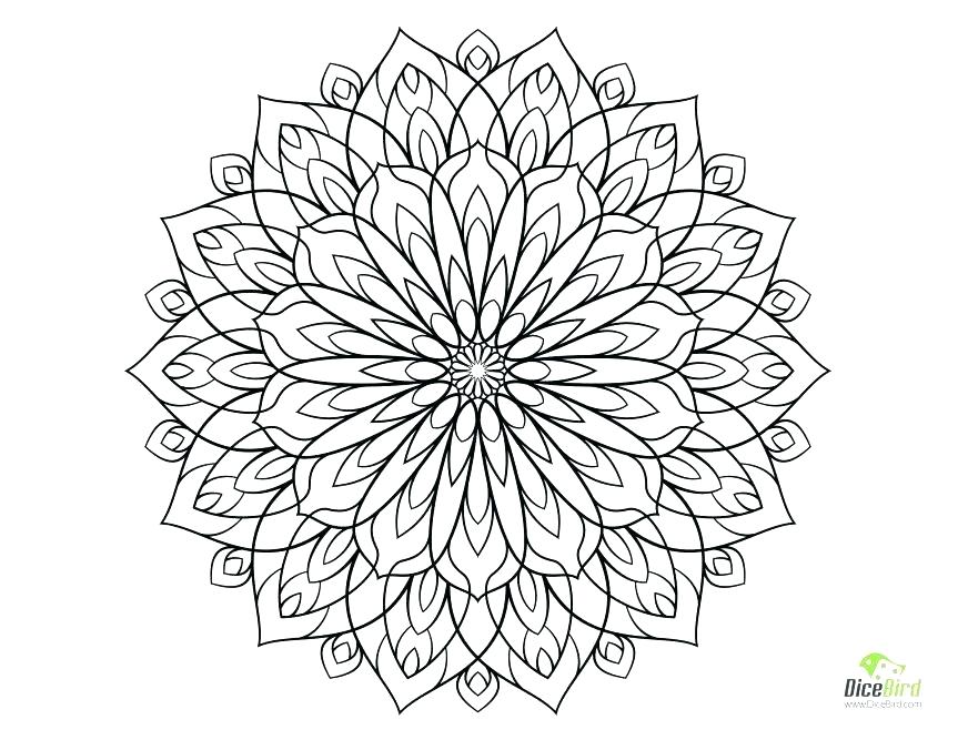 Hard Flower Coloring Pages at GetDrawings.com | Free for ...