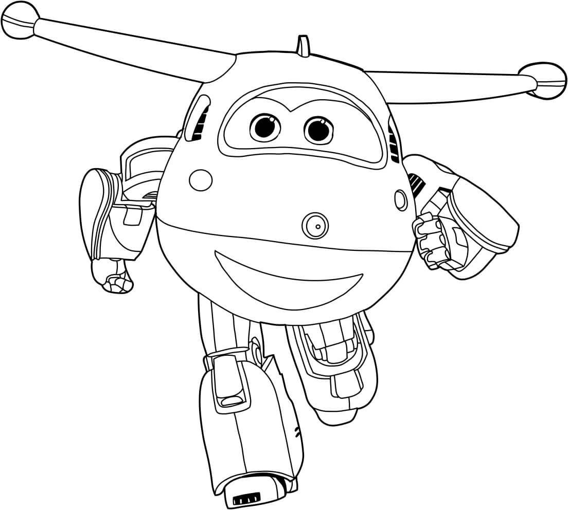 Jett from Super Wings Coloring Sheets | Coloring pages for kids ...