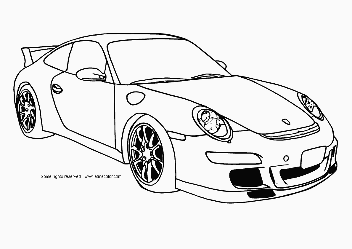 Free Printable Cars Color Pages - High Quality Coloring Pages