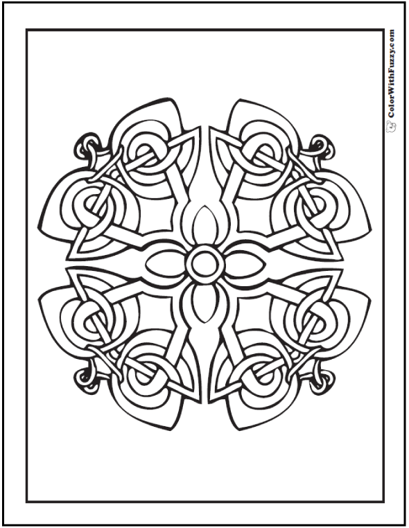 90 Celtic Coloring Pages ✨ Irish, Scottish, Gaelic, Kids, Adults, PDF