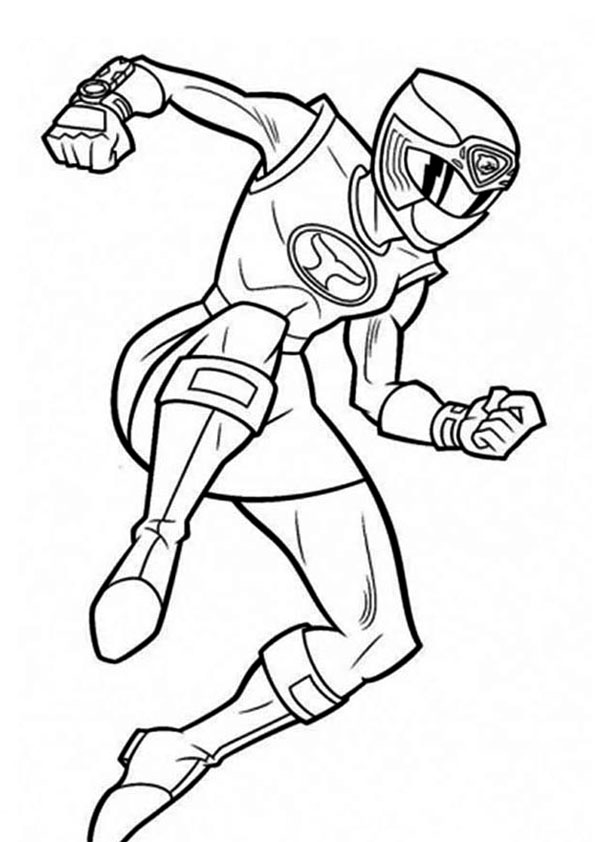 Coloring Pages | Printable Power Ranger Coloring page for Kids