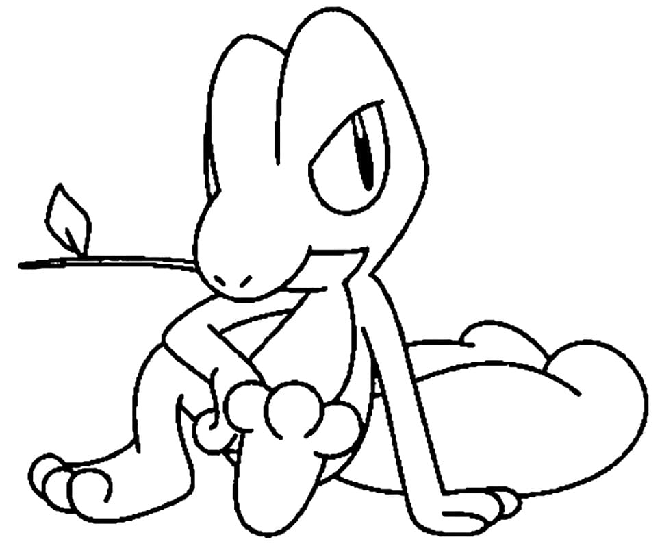 Print Treecko Pokemon Coloring Page - Free Printable Coloring Pages for Kids