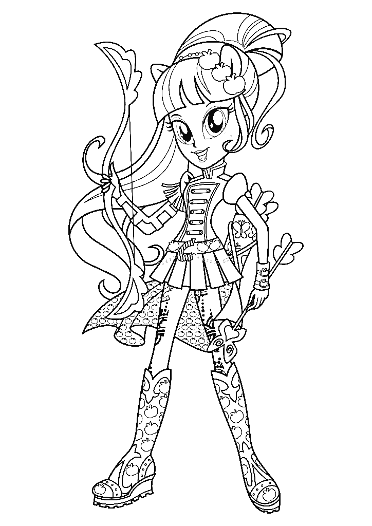 Sparkle Rainbow Rock Coloring Pages - Equestria Girls Coloring Pages - Coloring  Pages For Kids And Adults