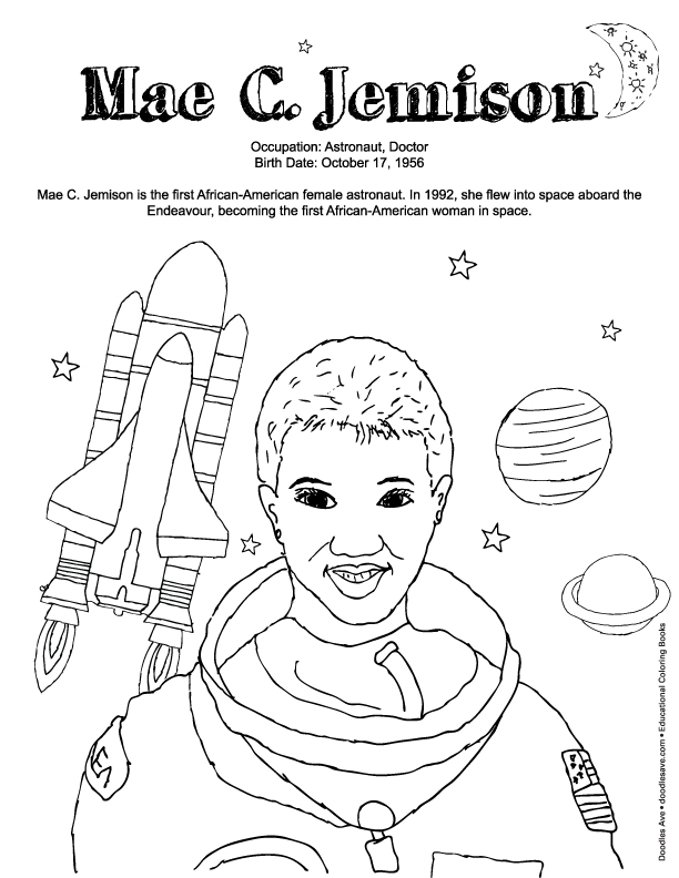 Black History Coloring Sheets | Doodles Ave