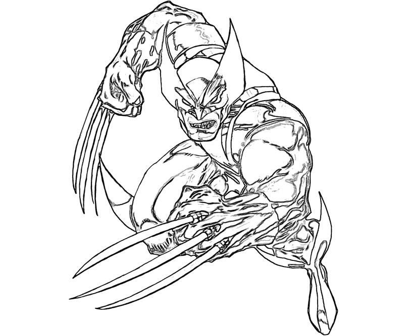 Easy Way to Color Wolverine Coloring Pages - Toyolaenergy.com