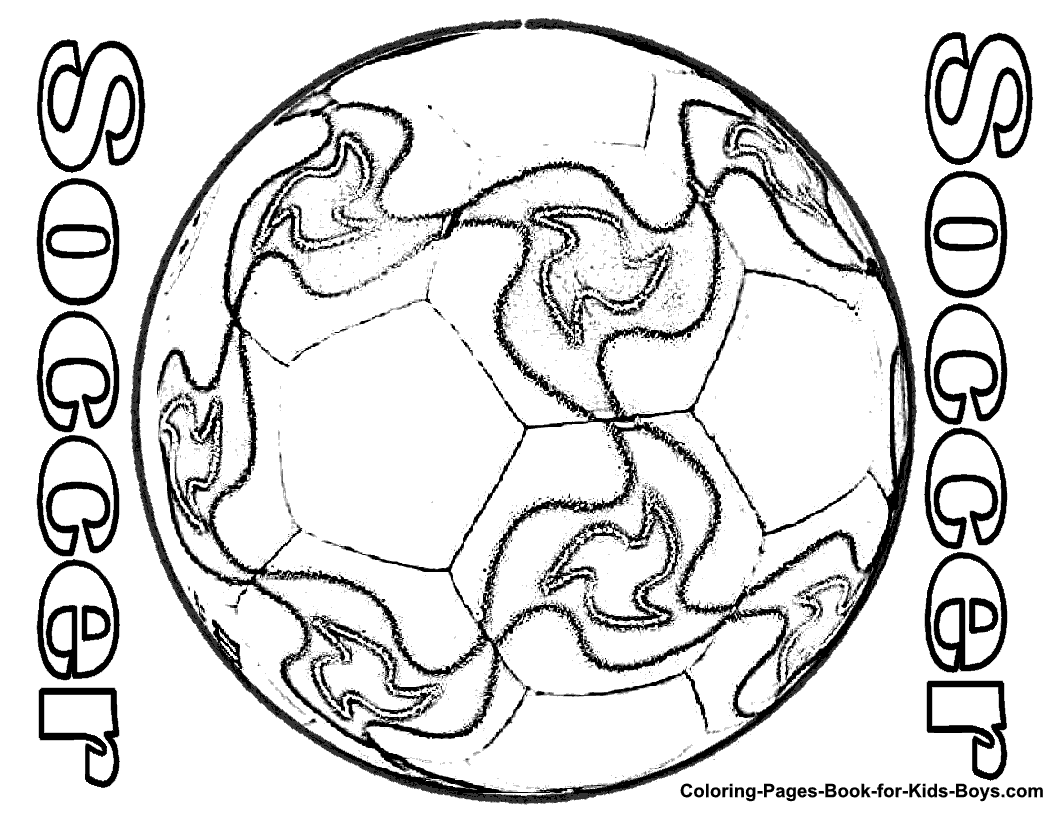 Soccer Printable Coloring Pages - Coloring Page
