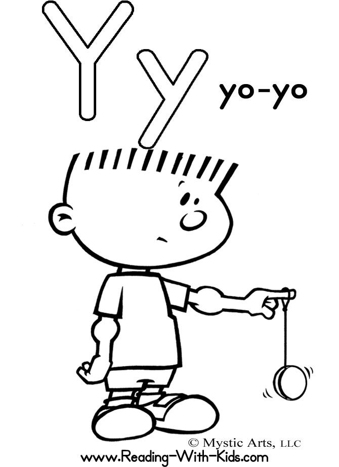 Letter Y Coloring Sheet #Letters #Alphabet #ColoringSheets ...