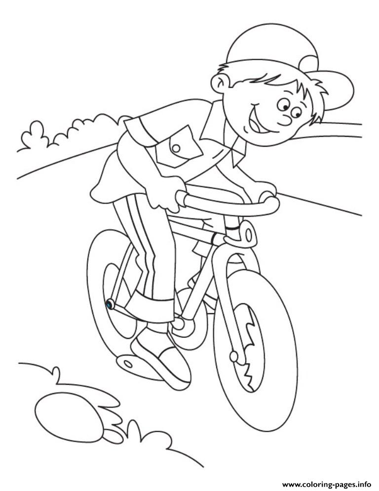 Riding Bicycle For Kidsf12e Coloring Pages Printable