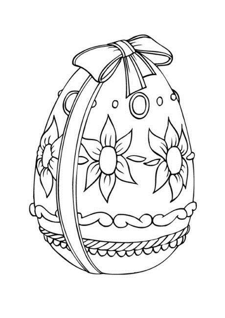 Easter Eggs Coloring Pages - Coloring Pages For Kids And Adults
