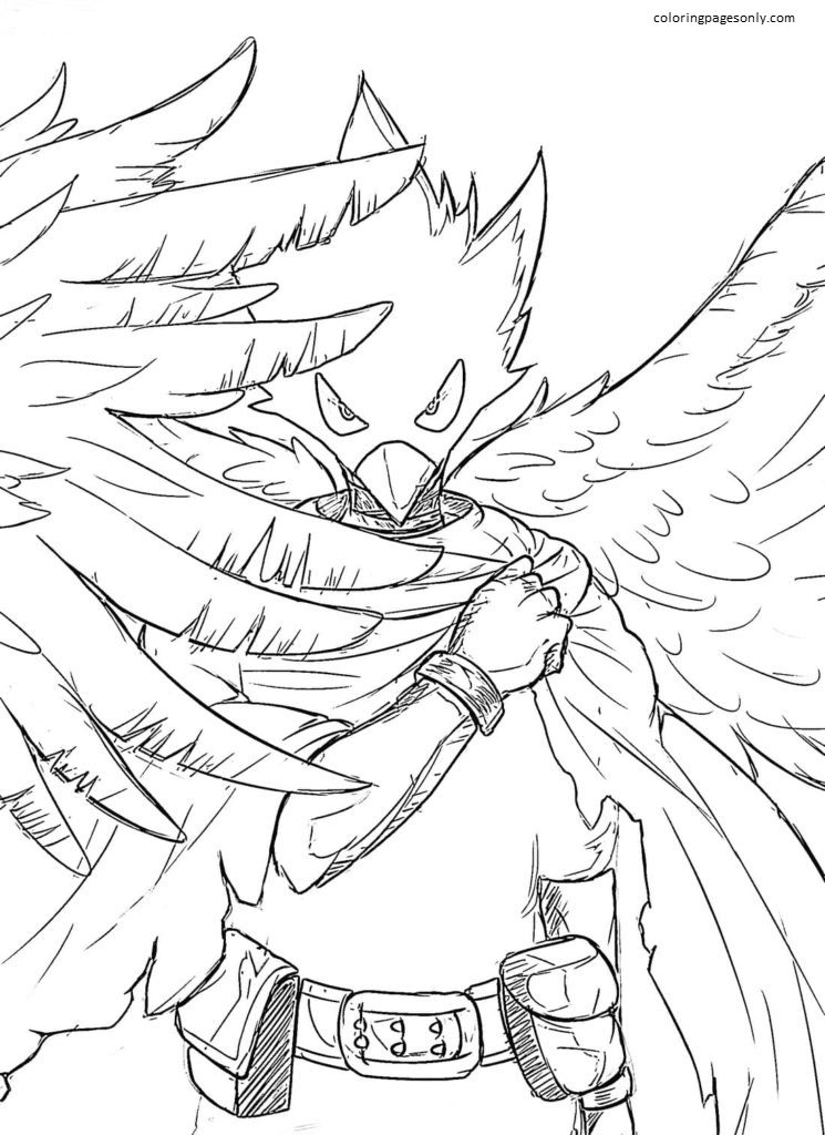 Fumikage Tokoyami 1 Coloring Pages - My Hero Academia Characters Coloring  Pages - Coloring Pages For Kids And Adults