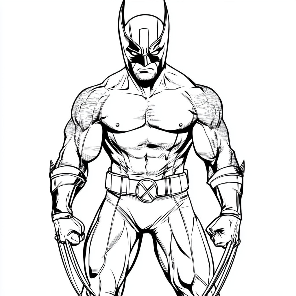 47 Wolverine Coloring Pages: Unleash ...