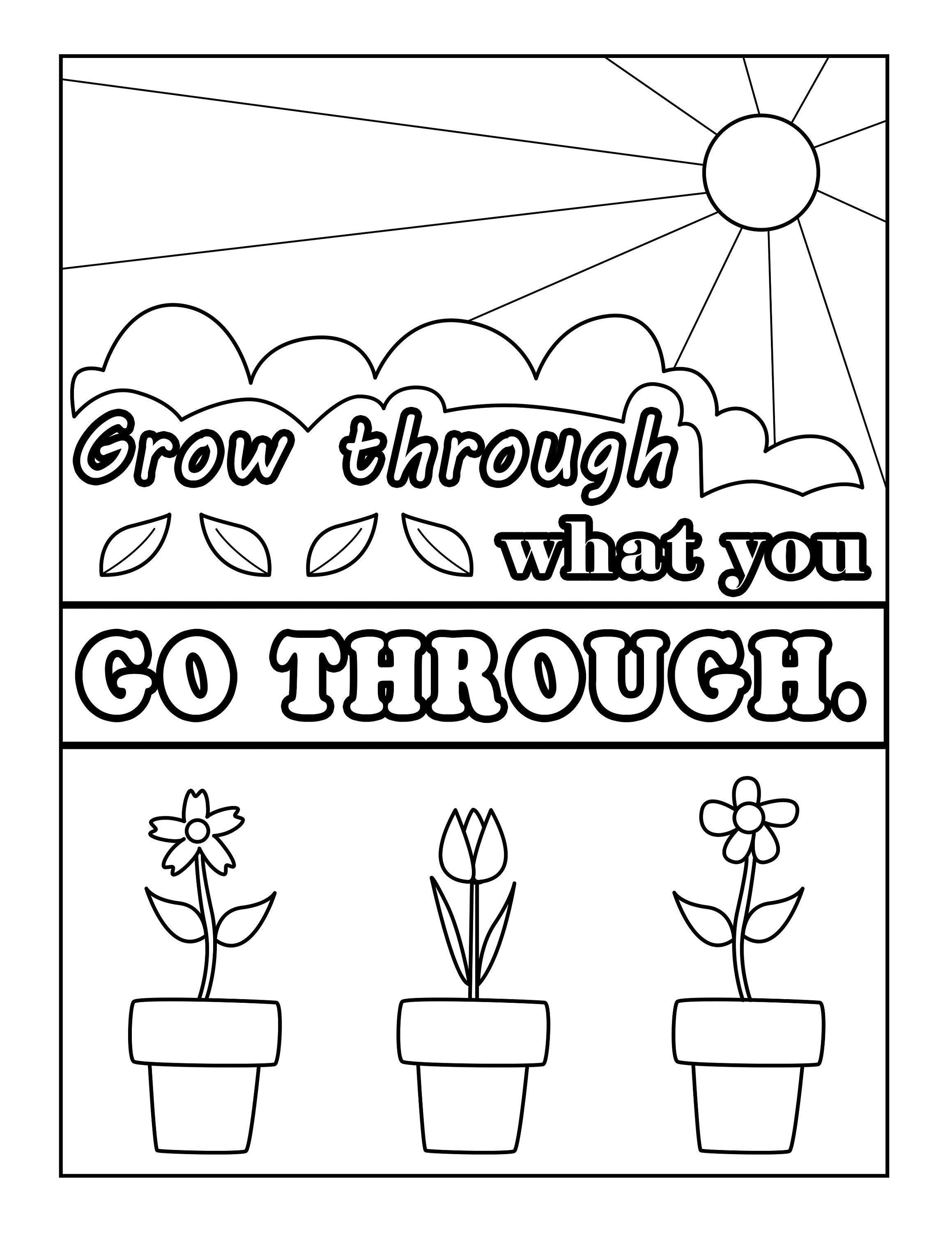 Adult Coloring Page instant Download ...