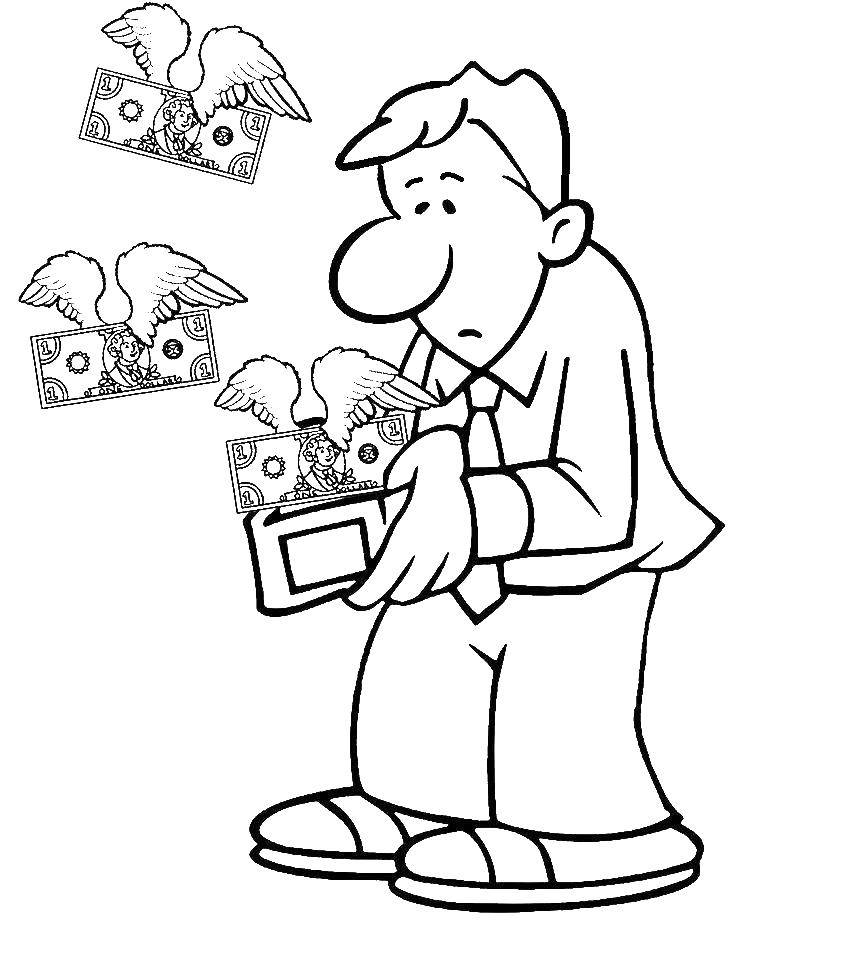 Online coloring pages money, Coloring ...