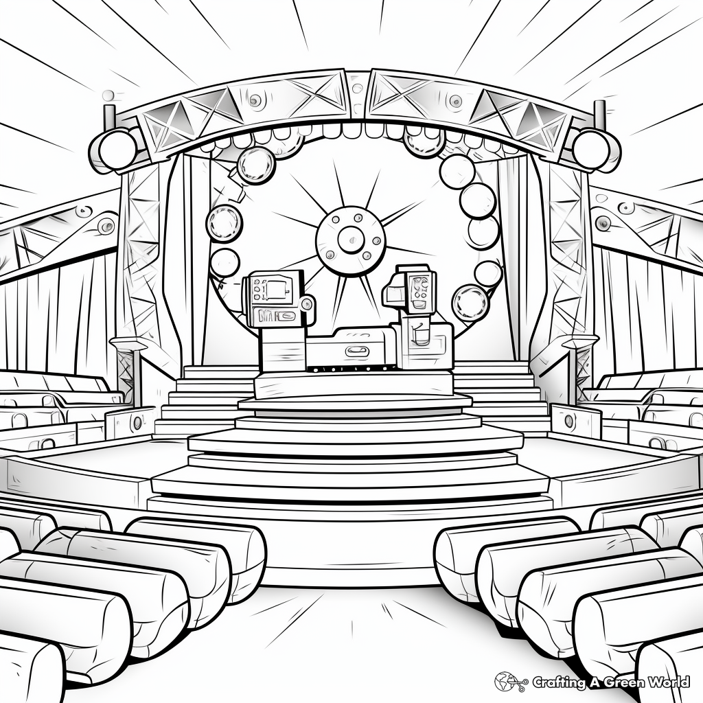Stage Coloring Pages - Free & Printable!