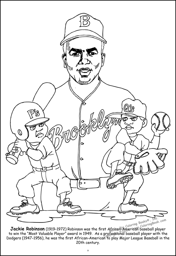 Coloring Books | African American Leaders Giant Tablet