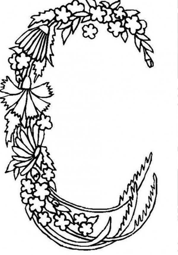 Alphabet Coloring Pages C. 1000 images about kids letters on ...