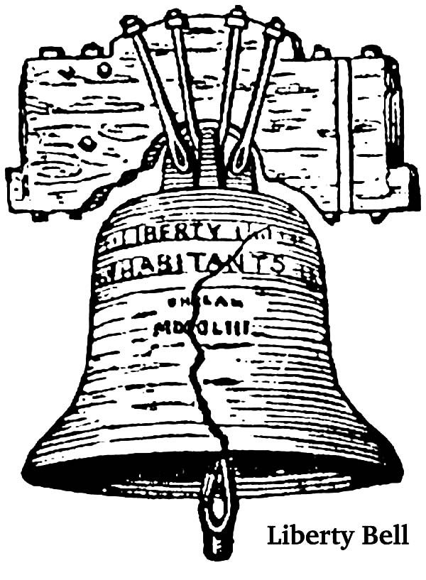 Liberty Bell Traveled Across the Country Coloring Pages : Batch ...