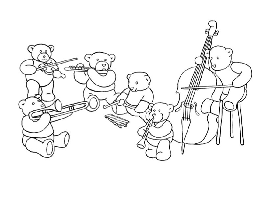 Orchestra Coloring Pages - Best Coloring Pages For Kids