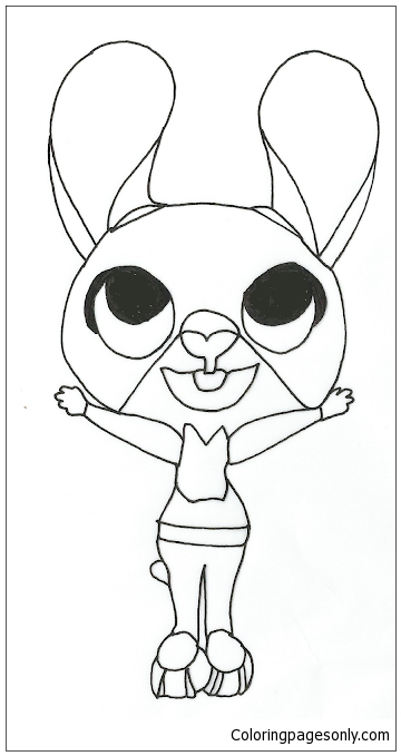 Judy Hopps Coloring Pages - Cartoons Coloring Pages - Coloring Pages For  Kids And Adults