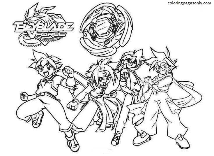 Beyblade Burst Coloring Pages Spryzen Coloring Pages - Beyblade Coloring  Pages - Coloring Pages For Kids And Adults
