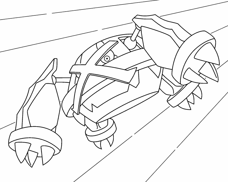 Metagross Pokemon coloring page - Coloring Pages 4 U