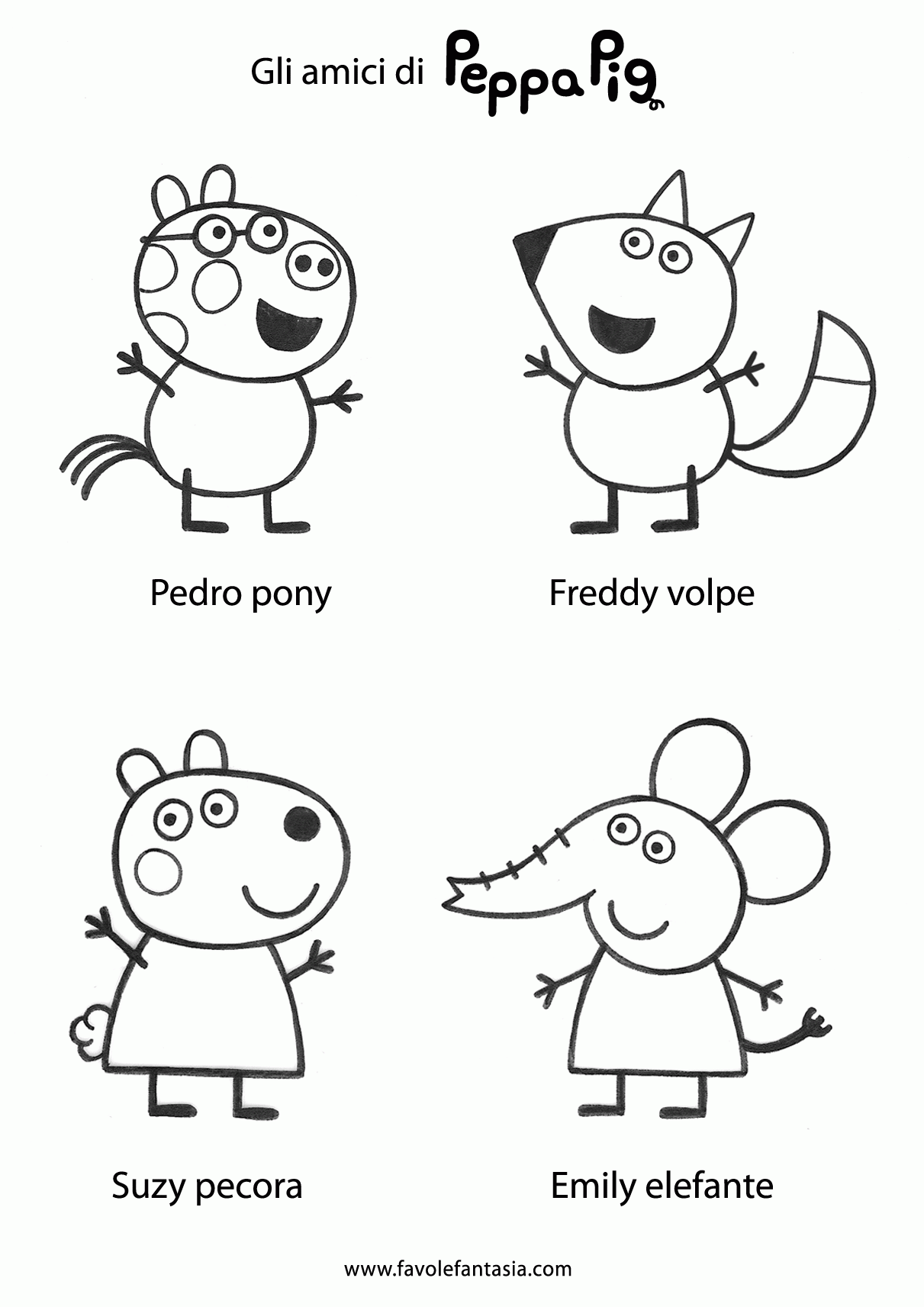 Peppa Pig Coloring Pages printable #2440 Peppa Pig Coloring Pages ...