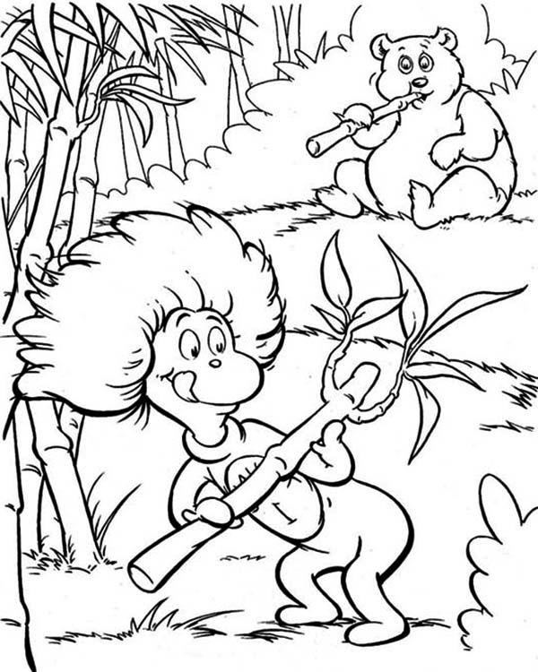 Thing 1 Coloring Page