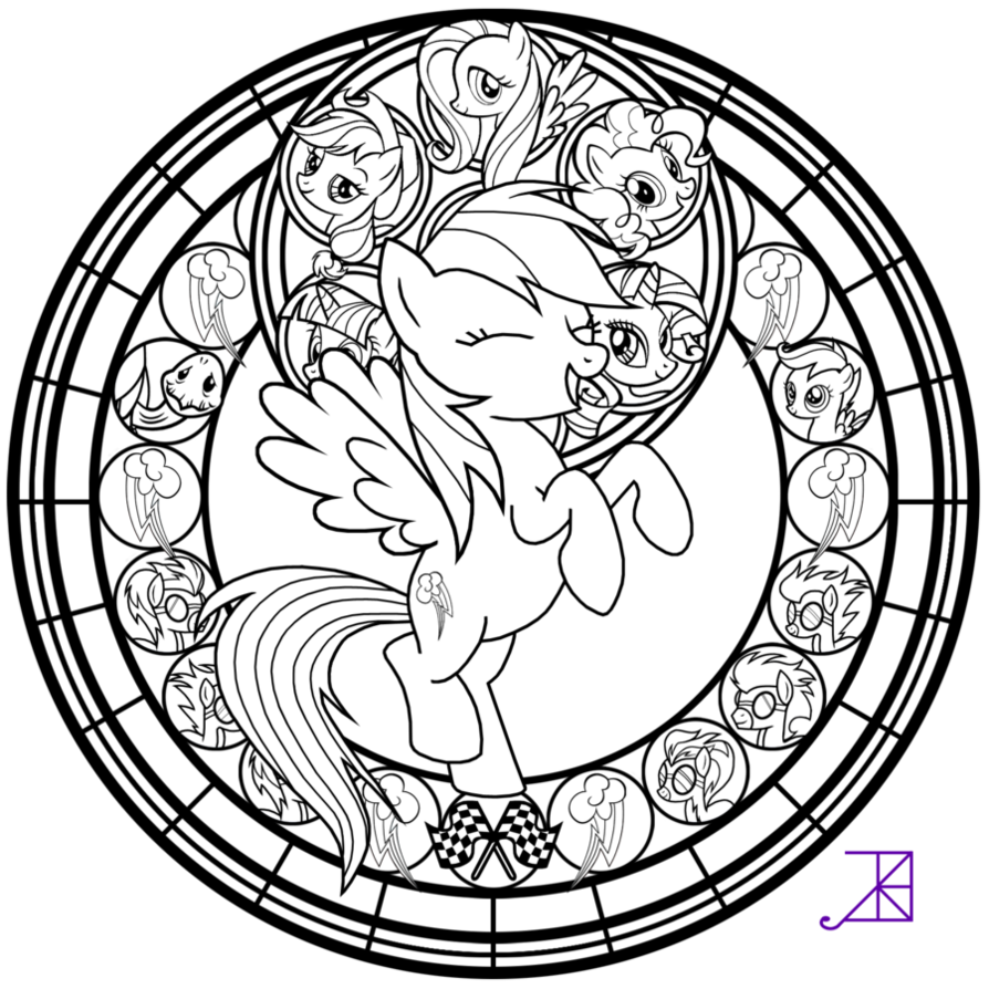 16 Free Pictures for: Rainbow Dash Coloring Page. Temoon.us