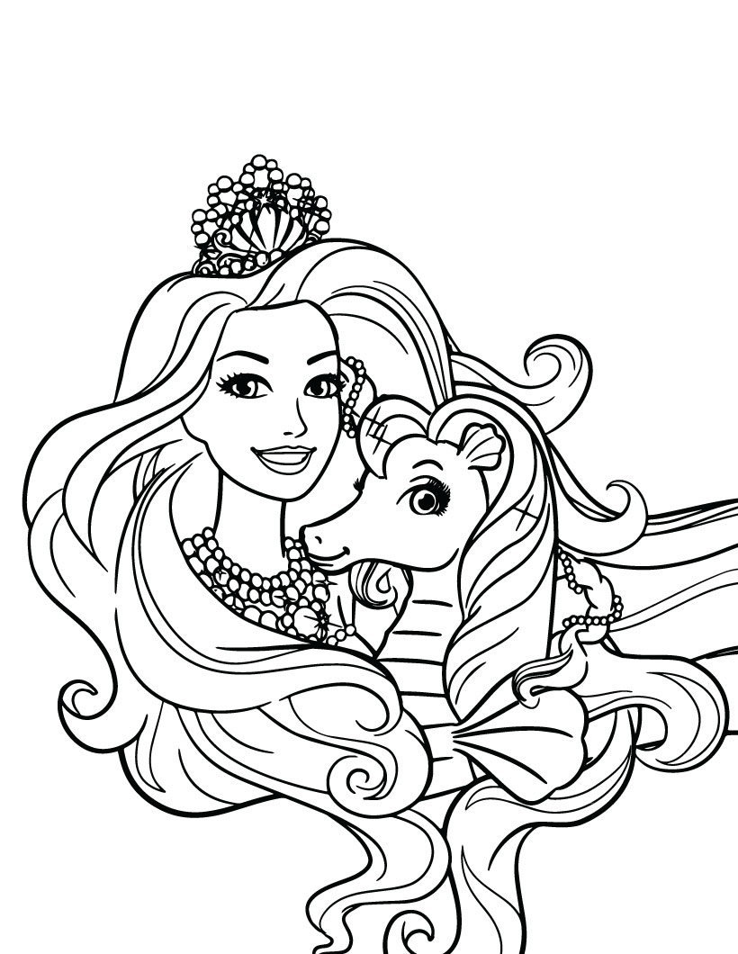 Barbie Princess Coloring Pages - Best Coloring Pages For Kids