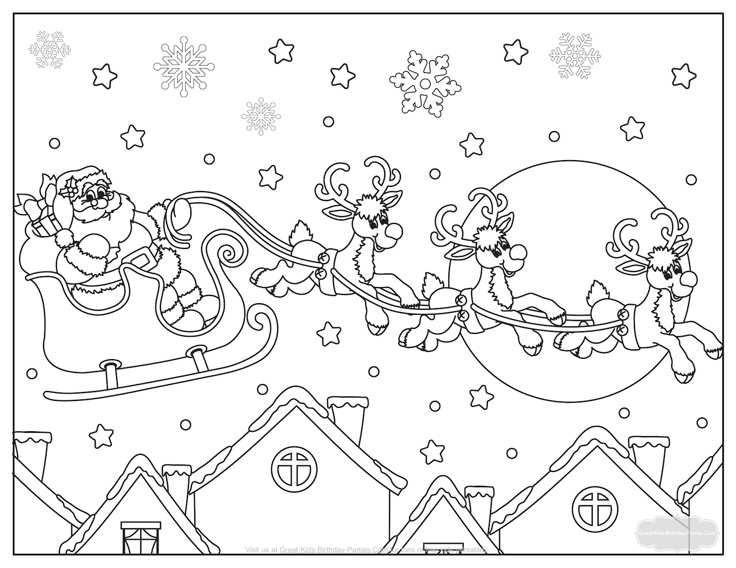 Coloring Pages : Free Santa Sleigh Pattern Printable Sled Coloring Page  Reindeer Wood Wooden One Outstanding Santa Sleigh Coloring Page ~ Ny19 Votes
