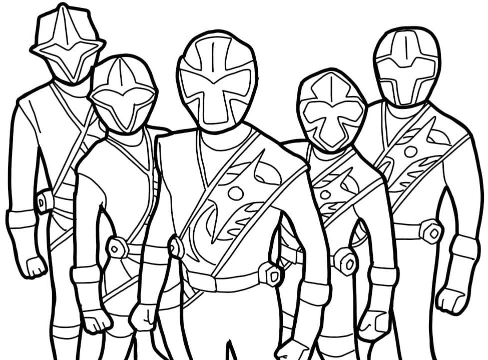 Power Rangers coloring pages. 100 Free printable coloring pages